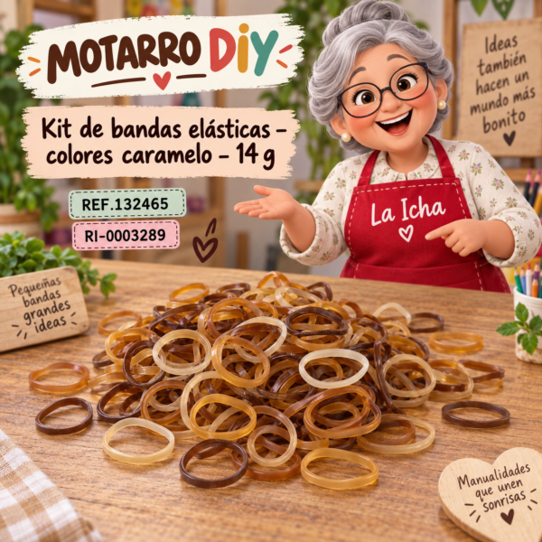 ri-0003289-ref132465 Kit de bandas elásticas – colores caramelo – 14 g