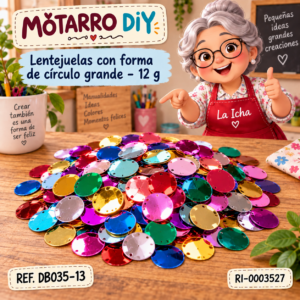 ri-0003527-db035-13 Lentejuelas con forma de círculo grande – 12 g