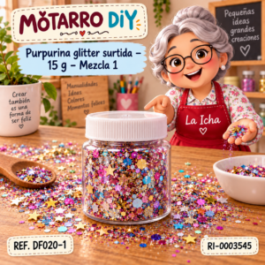 ri-0003545-df020-1 Purpurina glitter surtida – 15 g – Mezcla 1