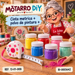 ri-0003642-13-01-008 Cinta metrica + polvo de pintura +