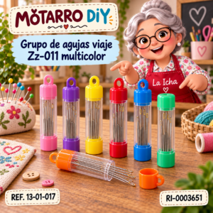 ri-0003651-13-01-017 Grupo de agujas viaje Zz-011 multicolor