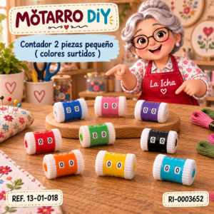 ri-0003652-13-01-018 Contador 2 piezas pequeño ( colores surtidos )