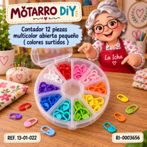 ri-0003656-13-01-022 Contador 12 piezas multicolor abierta pequeño ( colores surtidos )