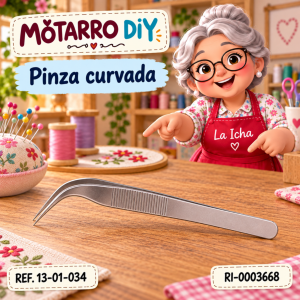 Pinza curvada