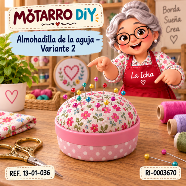 Almohadilla de la aguja – Variante 2