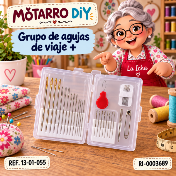 Grupo de agujas de viaje +