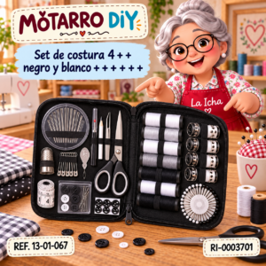 ri-0003701-13-01-067 Set de costura 4 + + negro y blanco + + + + + +