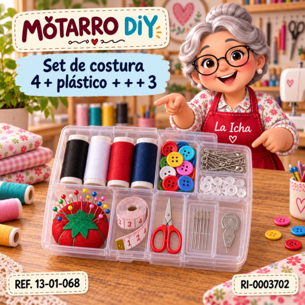 Set de costura 4 + plástico + + + 3