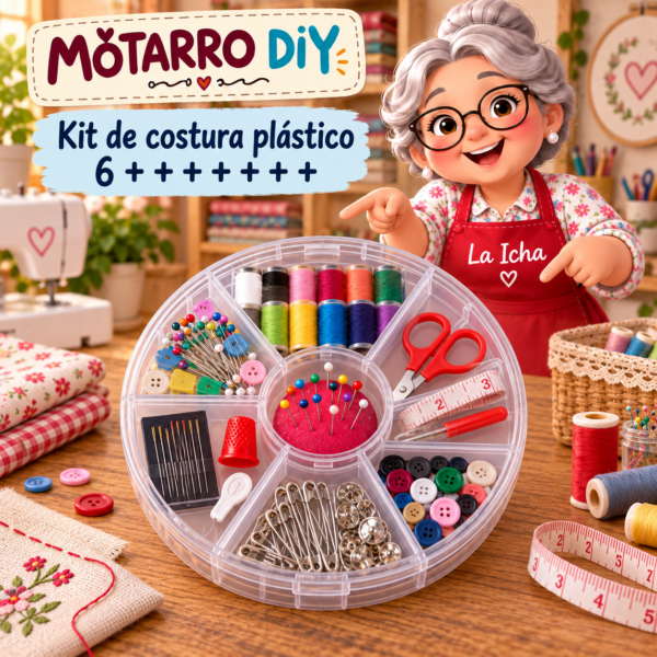 Kit de costura plástico 6 + + + + + + +