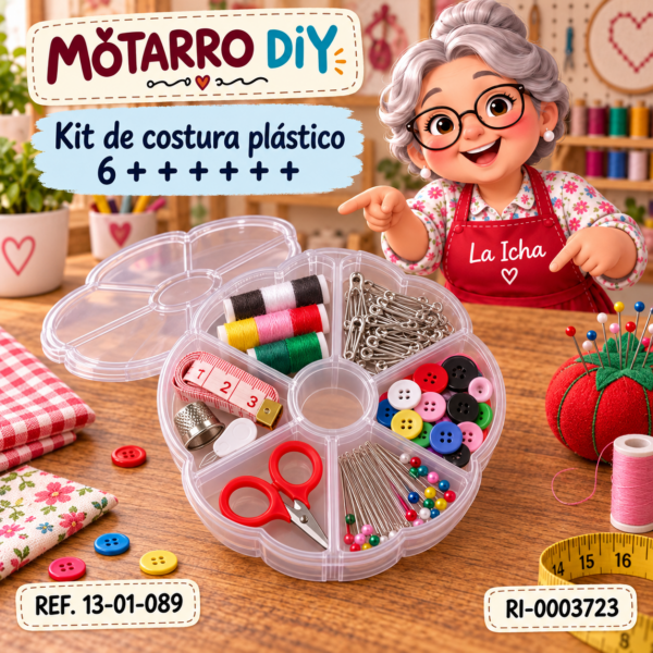 Kit de costura plástico 6 + + + + + +