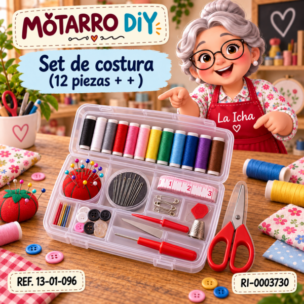 Set de costura (12 piezas + + )