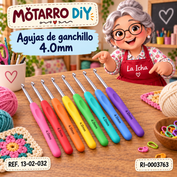 Agujas de ganchillo 4.0mm