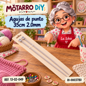 ri-0003780-13-02-049 Agujas de punto 35cm 2.0mm