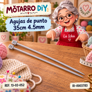 ri-0003783-13-02-052 Agujas de punto 35cm 4.5mm