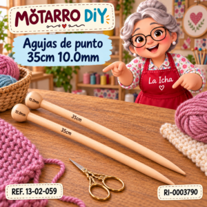 ri-0003790-13-02-059 Agujas de punto 35cm 10.0mm