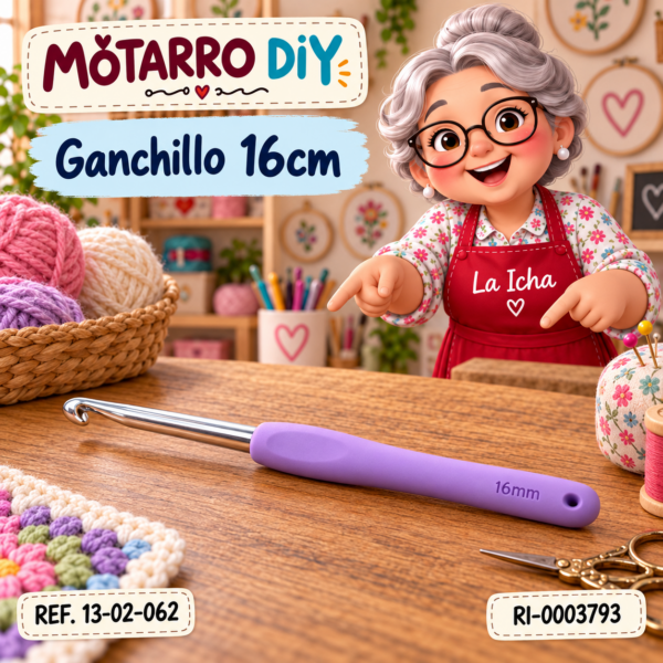 Ganchillo 16cm