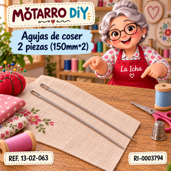 Agujas de coser 2 piezas (150mm*2)