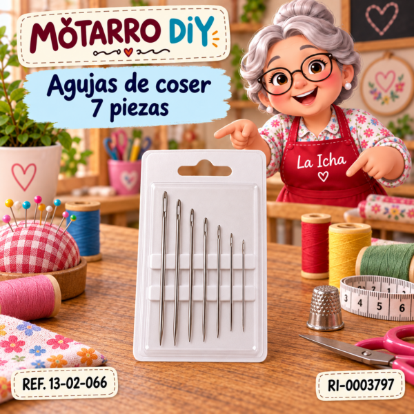 Agujas de coser 7 piezas