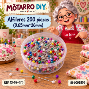 ri-0003806-13-02-075 Alfileres 200 piezas(0.65mm*26mm)