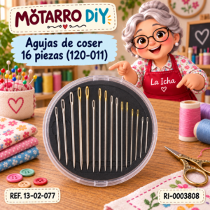 ri-0003808-13-02-077 Agujas de coser 16 piezas (120-011)