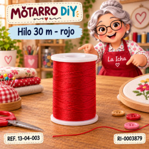 ri-0003879-13-04-003 Hilo 30 m - rojo