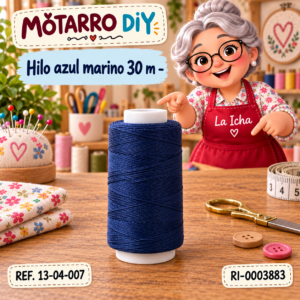 ri-0003883-13-04-007 Hilo azul marino 30 m -
