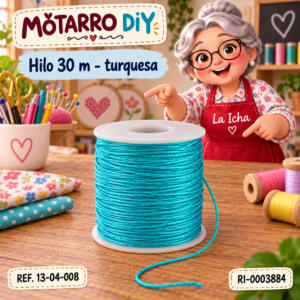 ri-0003884-13-04-008 Hilo 30 m - turquesa