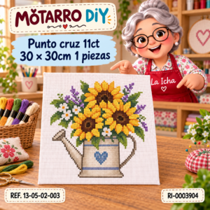 ri-0003904-13-05-02-003 Punto cruz 11ct 30 × 30cm 1 piezas