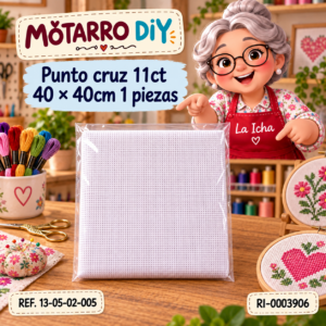 ri-0003906-13-05-02-005 Punto cruz 11ct 40 × 40cm 1 piezas