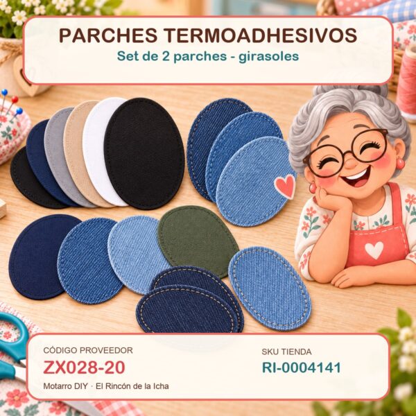 Set de 2 parches – girasoles