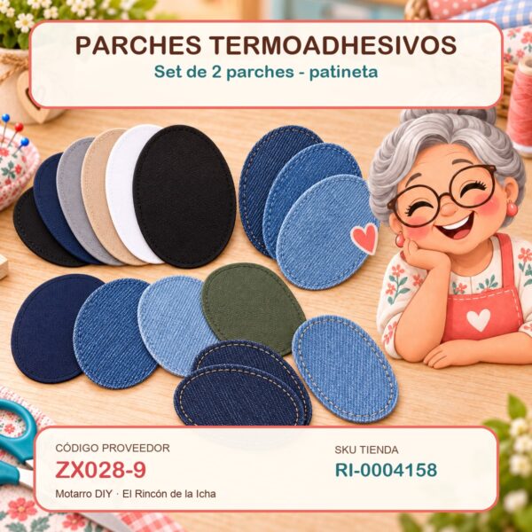 Set de 2 parches – patineta