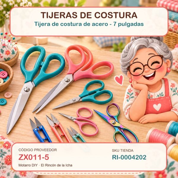 Tijera de costura de acero – 7 pulgadas