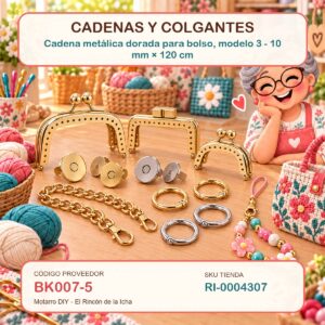 ri-0004307-1.jpg Cadena metálica dorada para bolso, modelo 3 – 10 mm × 120 cm