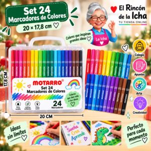 RI-0006384 Set 10 Marcadores Aromáticos Motarro 16,2 cm