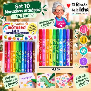 RI-0006385 Set 24 Marcadores de Colores Motarro