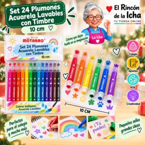 RI-0006399 Set 6 Marcadores de Contorno Motarro 14 cm