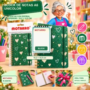 RI-0006769 Block de Notas A6 Unicolor Motarro