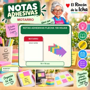 Notas Adhesivas Motarro Flecha 100 Hojas