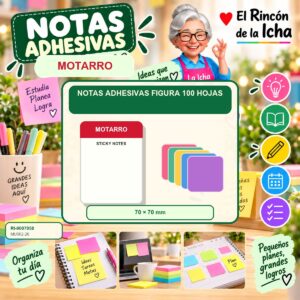 Notas Adhesivas Motarro Figura 100 Hojas