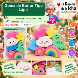 RI-0007180 Goma de Borrar Motarro Tipo Lápiz