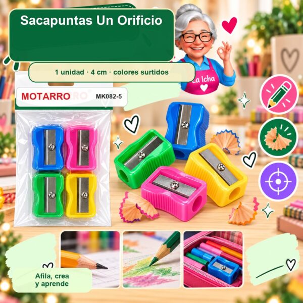 RI-0007330 Sacapuntas Motarro Un Orificio