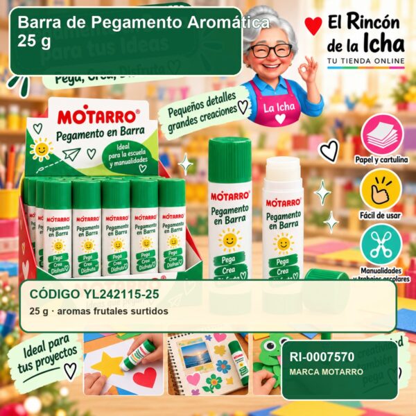 RI-0007570 Barra de Pegamento Aromática Motarro 25 g