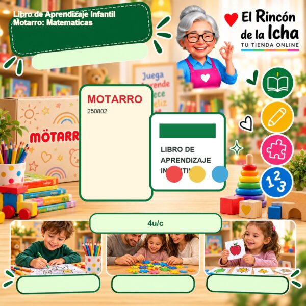 RI-0007635 Libro de Aprendizaje Infantil Motarro: Matematicas