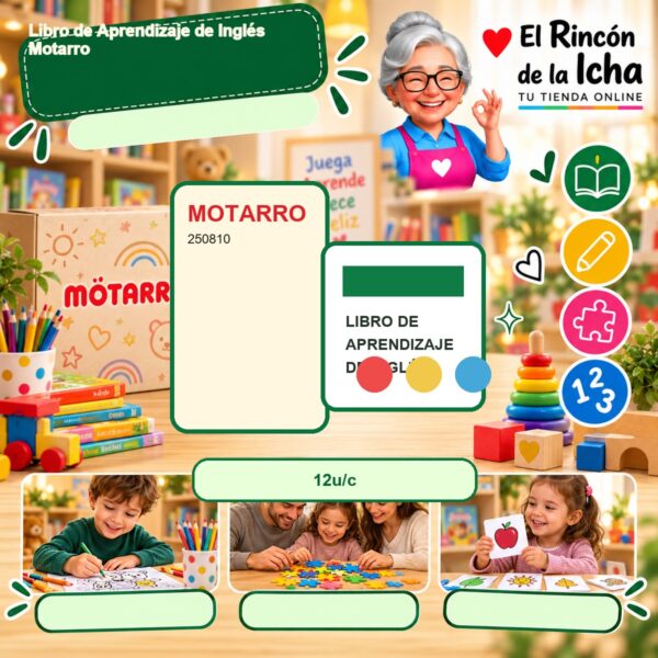 RI-0007639 Libro de Aprendizaje de Inglés Motarro
