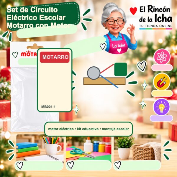 RI-0007805 Set de Circuito Eléctrico Escolar Motarro con Motor