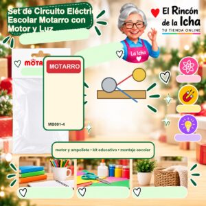 RI-0007806 Set de Circuito Eléctrico Escolar Motarro con Motor y Luz