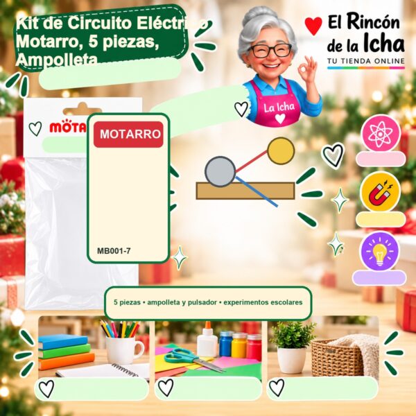 RI-0007808 Kit de Circuito Eléctrico Motarro, 5 piezas, Ampolleta