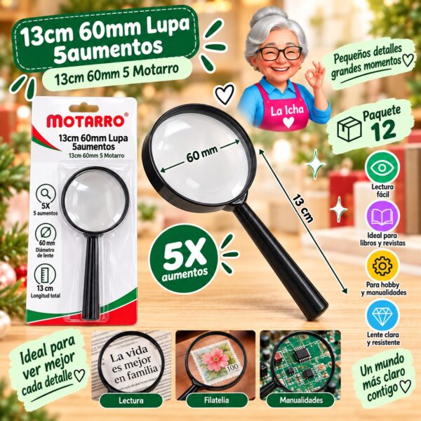 13cm 60mm Lupa 5aumentos 13cm 60mm 5 Motarro