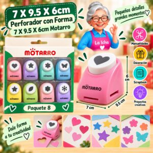 7 X 9.5 X 6cm Perforador con Forma 7 X 9.5 X 6cm Motarro