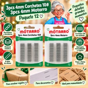 3pcs 4mm Corchetes 10# 3pcs 4mm Motarro
